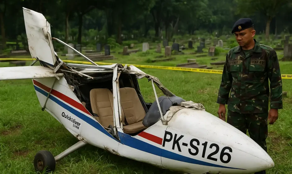 TNI Pastikan Pesawat Latih Sipil yang Jatuh di Bogor Laik Terbang