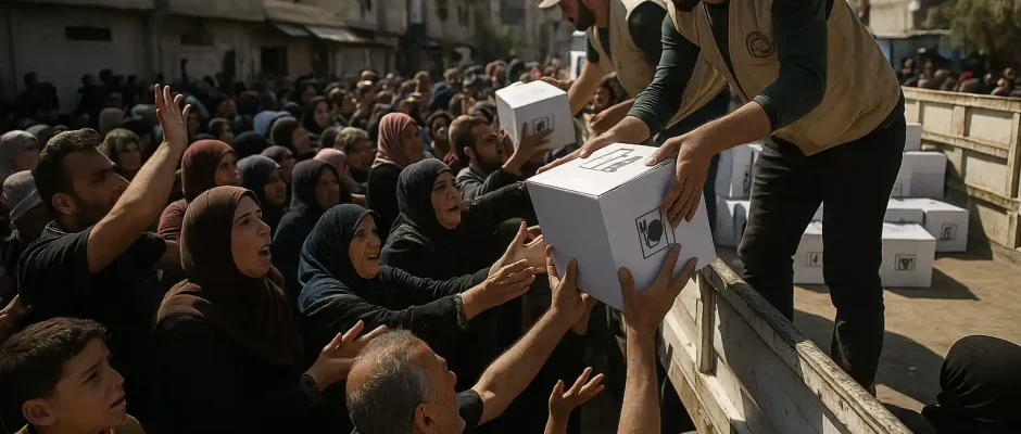 Warga Palestina Bergantung Bantuan Makanan untuk Hidup