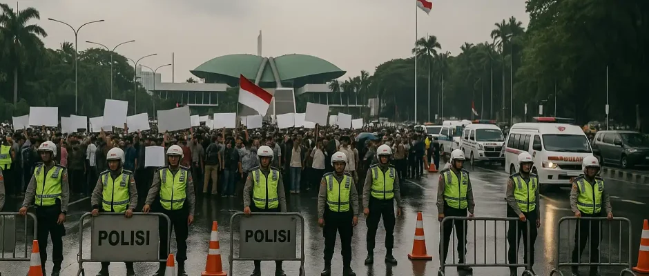 4.562 personel kawal pengamanan demo Jakarta