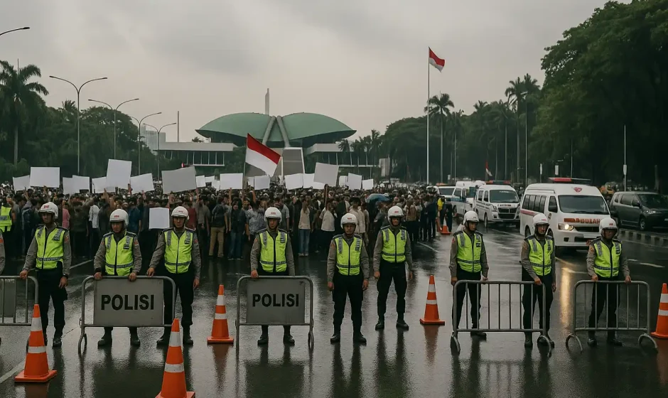 4.562 personel kawal pengamanan demo Jakarta