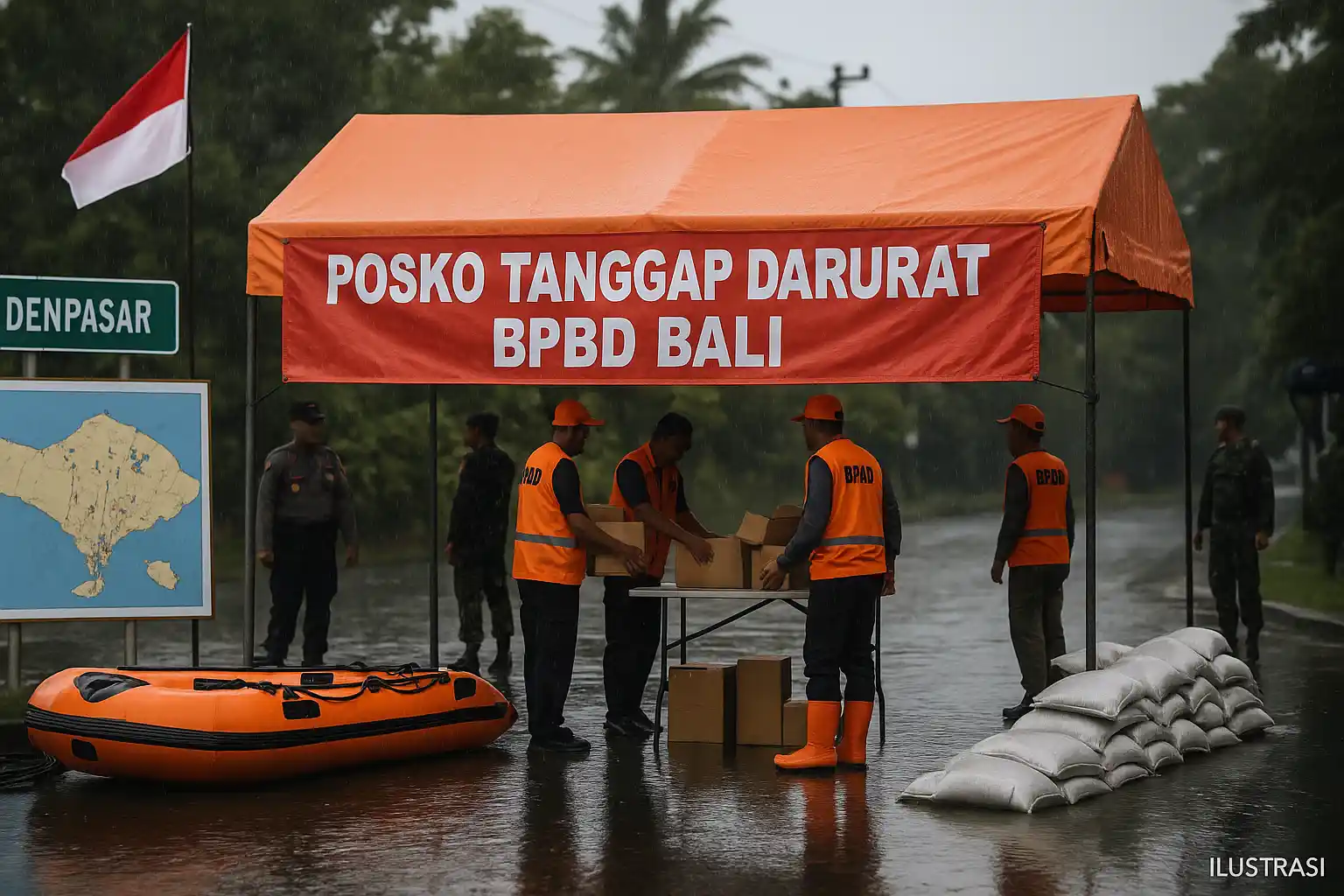 Bali Tanggap Darurat Banjir Satu Pekan
