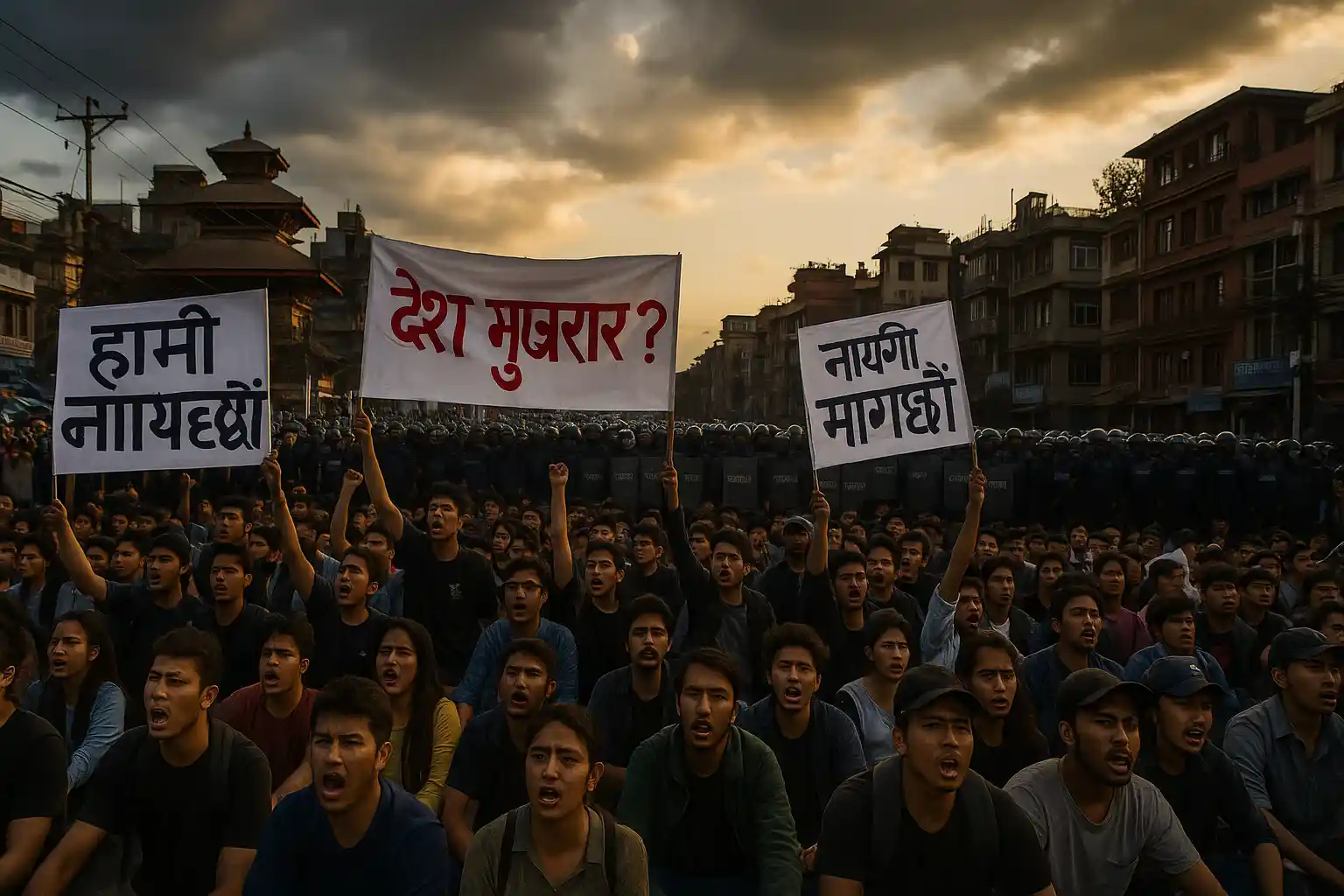 Demo Besar Nepal Meletup dari Video Pidato Pelajar