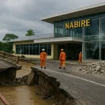 Gempa Nabire Papua, Jembatan Putus, Bandara Rusak