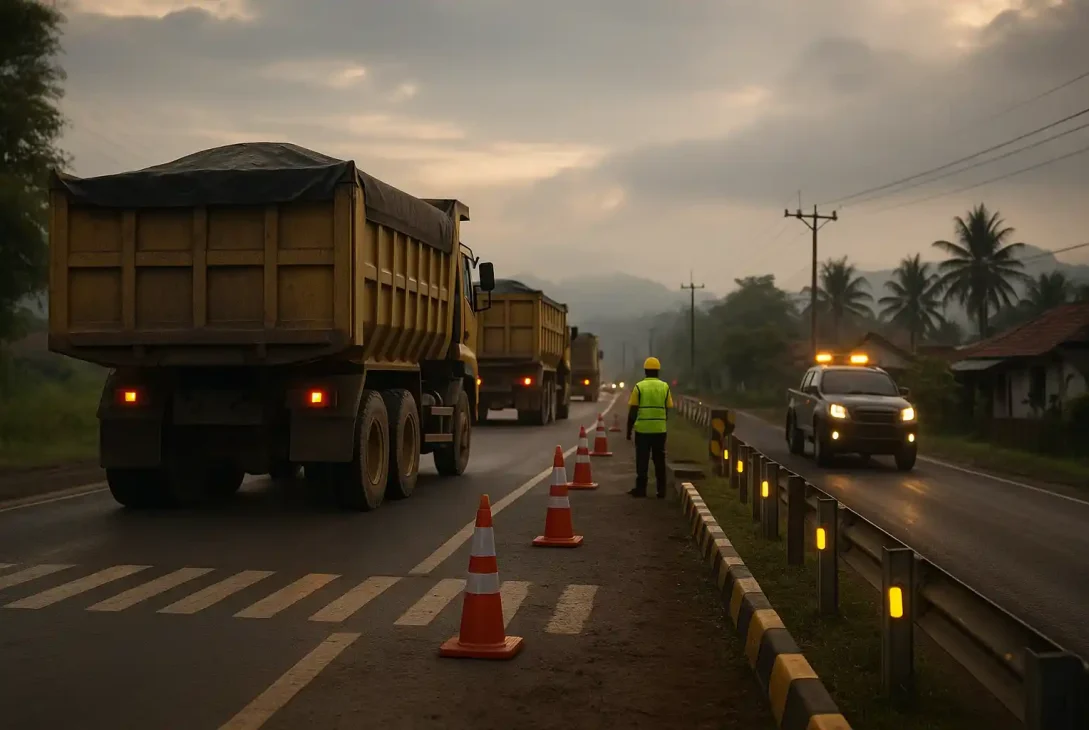 Keselamatan Jalan Tambang Fokus Respons Dedi Mulyadi
