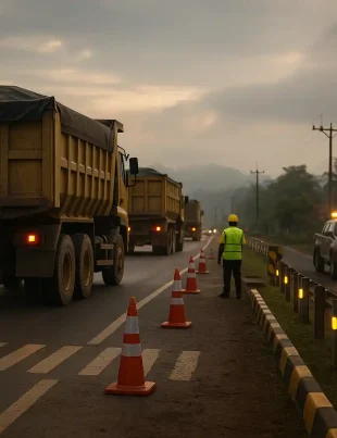 Keselamatan Jalan Tambang Fokus Respons Dedi Mulyadi