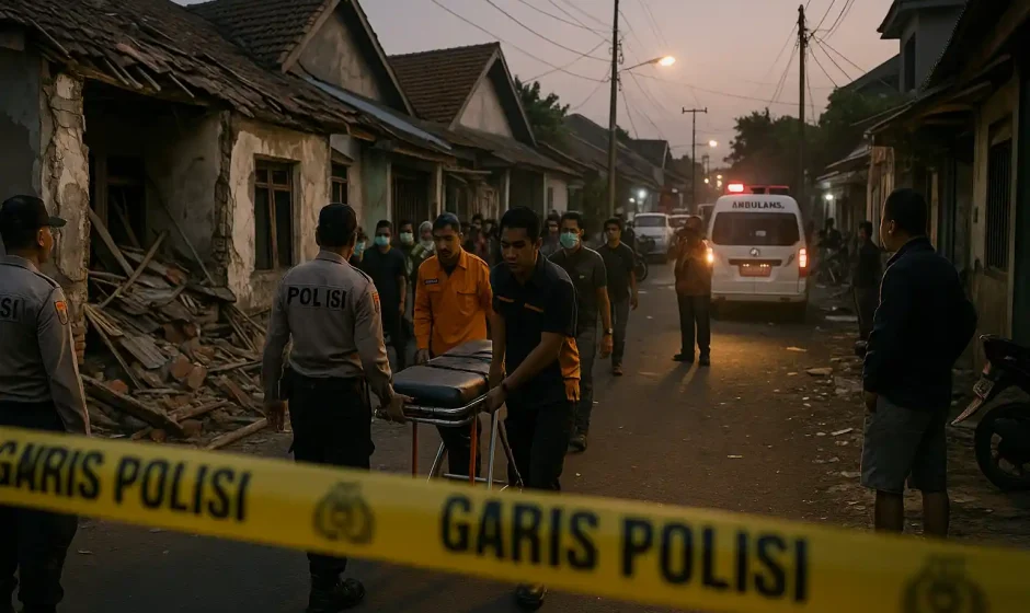 Ledakan Keras Pamulang, 7 Terluka, 13 Rumah Rusak Subuh