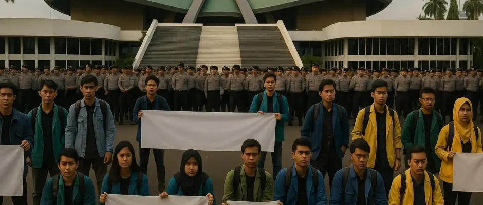 Mahasiswa Desak Pembebasan Pedemo di Senayan