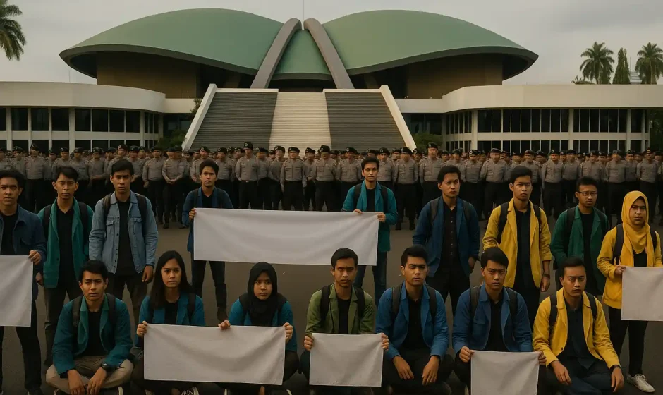 Mahasiswa Desak Pembebasan Pedemo di Senayan