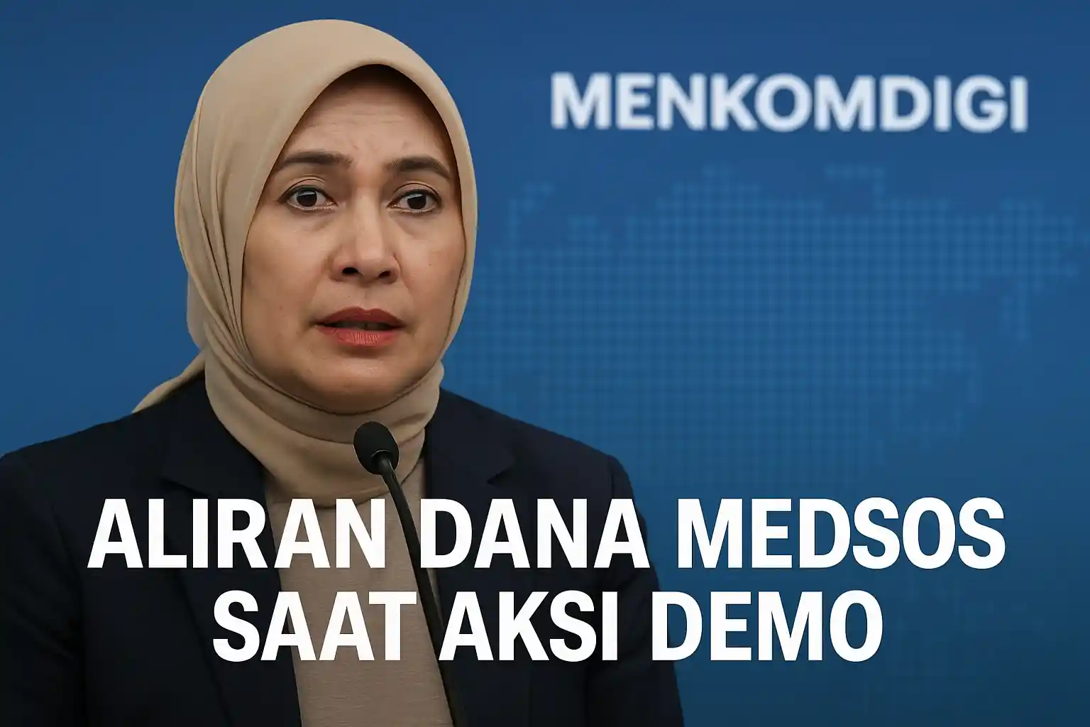 Menkomdigi Ungkap Aliran Dana Medsos Saat Aksi Demo