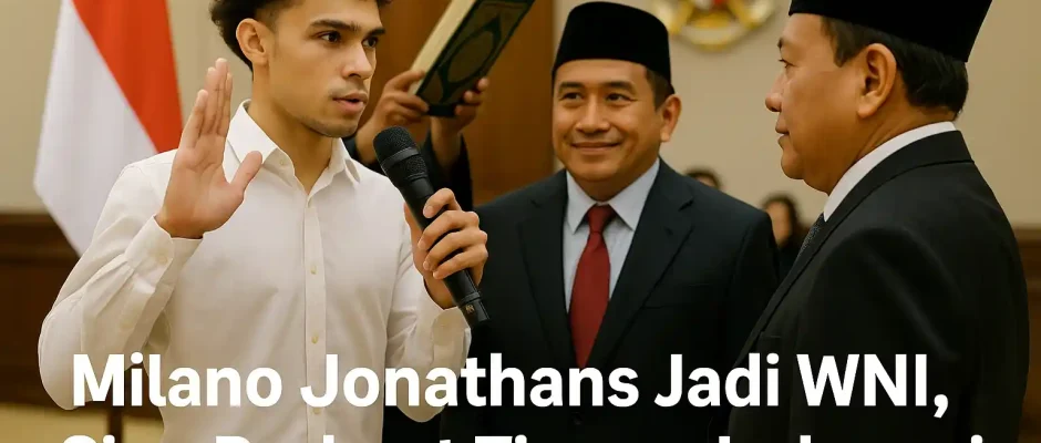 Miliano Jonathans WNI Resmi, Perkuat Timnas Garuda