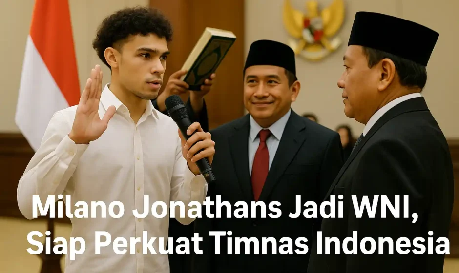 Miliano Jonathans WNI Resmi, Perkuat Timnas Garuda
