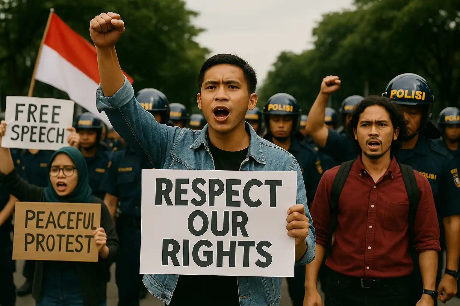 PBB Minta Indonesia Hormati Hak Warga Saat Demo