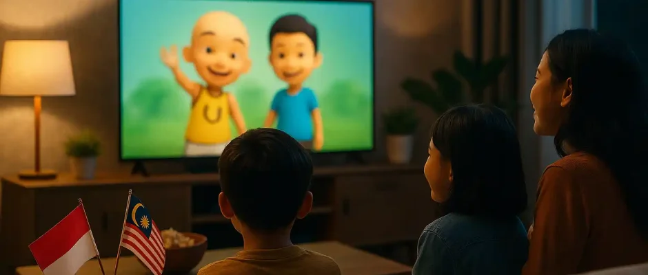 Pesan Doa dari Upin & Ipin Viral di Media Sosial