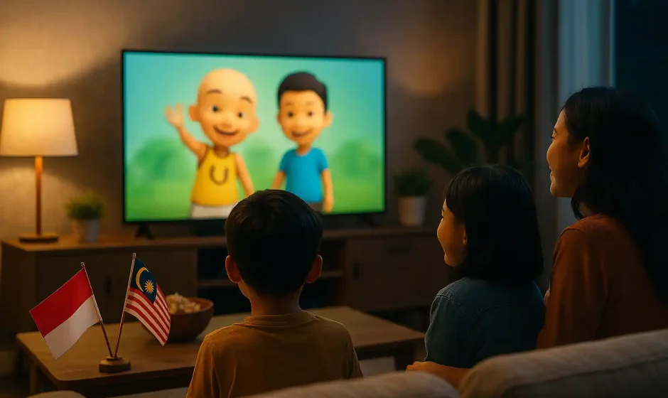 Pesan Doa dari Upin & Ipin Viral di Media Sosial