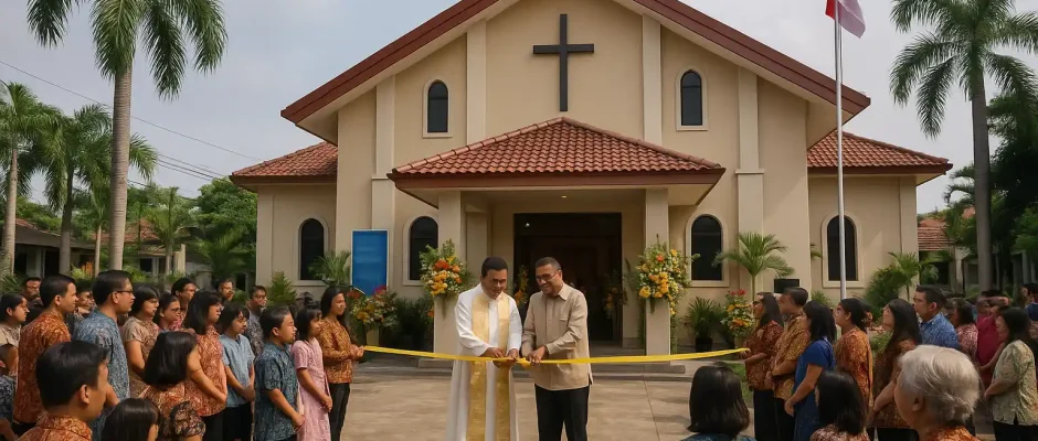 Pramono hadiri peresmian Gereja Kalvari di Jaktim, Jakarta