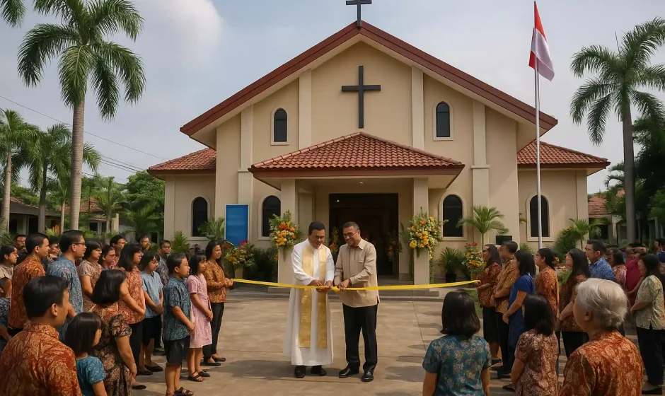 Pramono hadiri peresmian Gereja Kalvari di Jaktim, Jakarta