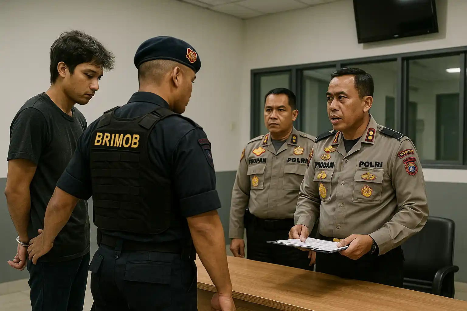 Sopir dan Danyon Brimob Terancam Dipecat