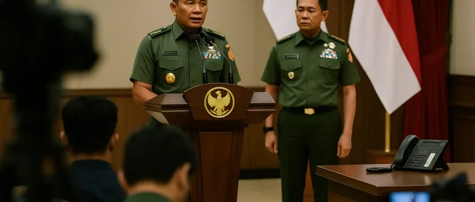 TNI dan Ferry, klarifikasi isi komunikasi TNI Ferry