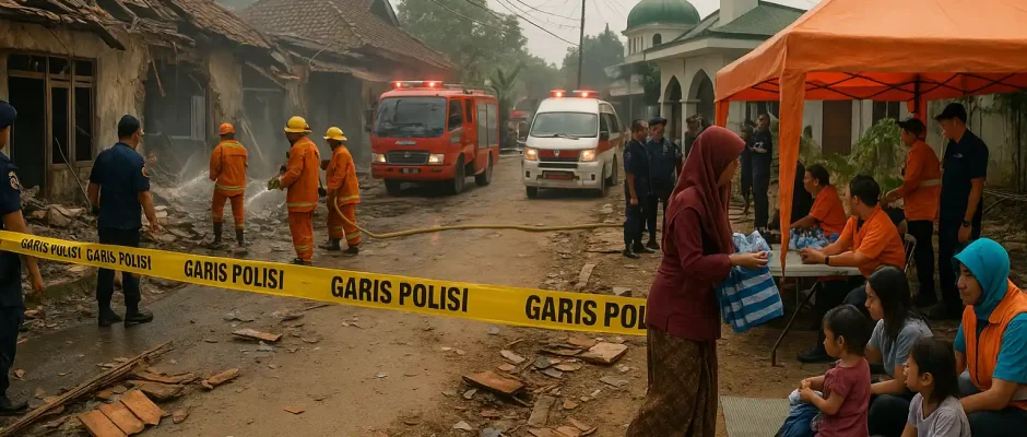 Update kondisi pengungsi ledakan Pamulang hari ini