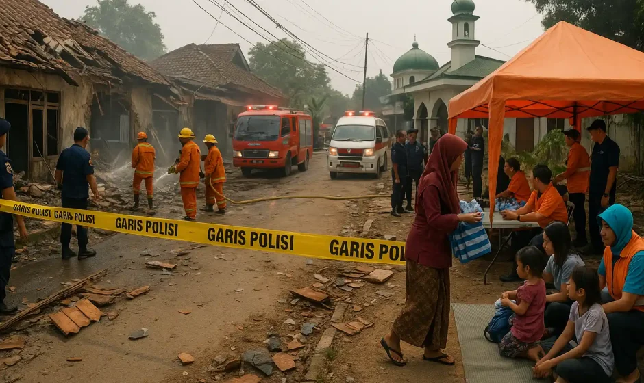 Update kondisi pengungsi ledakan Pamulang hari ini