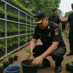 Wirausaha Purna Tugas Polisi Riau Lewat Tabung Hijau