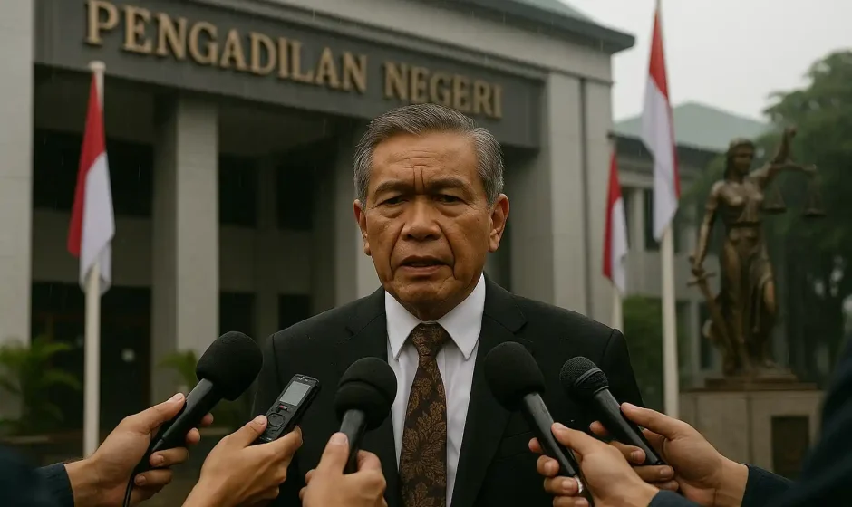 Yusril, Perlawanan Jentelmen, Hadapi di Pengadilan