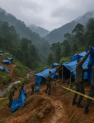 411 Lubang Tambang Ilegal di Halimun Salak