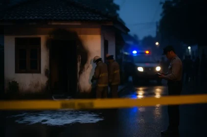 Bakar Rumah Ciganjur, Pemuda Ditangkap Polisi