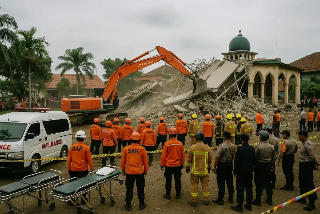 Evakuasi Ponpes Sidoarjo Hari Kedelapan Berlanjut
