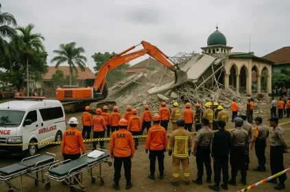 Evakuasi Ponpes Sidoarjo Hari Kedelapan Berlanjut
