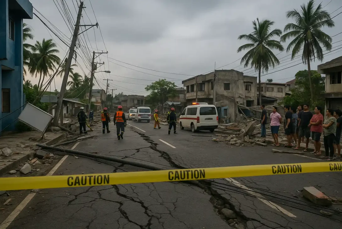 Gempa Dahsyat Filipina Terekam CCTV, Peringatan Usai
