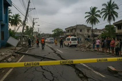 Gempa Dahsyat Filipina Terekam CCTV, Peringatan Usai