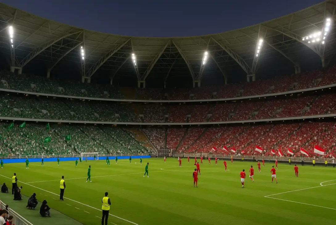 Jadwal Laga Indonesia vs Arab Saudi Malam Ini