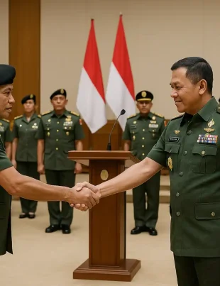 Mutasi Besar TNI Merombak 286 Perwira Strategis