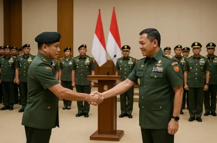 Mutasi Besar TNI Merombak 286 Perwira Strategis