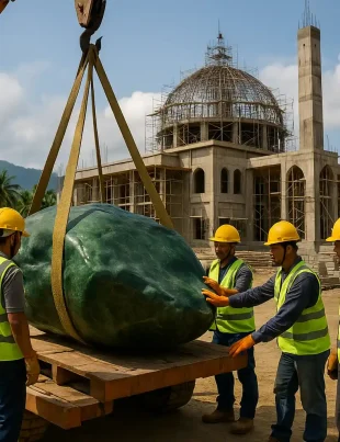 Pemanfaatan Giok Nagan Untuk Pembangunan Masjid
