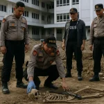 Penemuan Kerangka Polri Korban Tsunami Aceh 2004