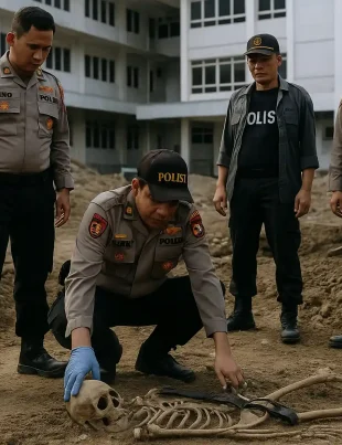 Penemuan Kerangka Polri Korban Tsunami Aceh 2004