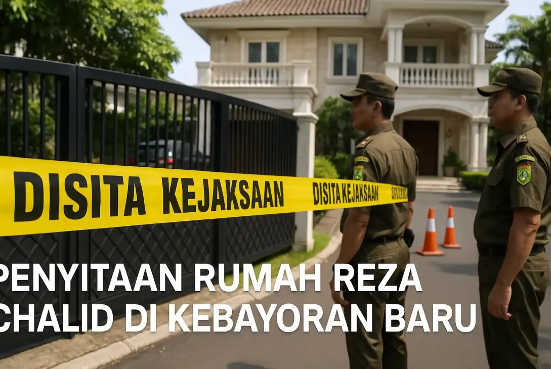 Penyitaan Rumah Reza Chalid di Kebayoran Baru
