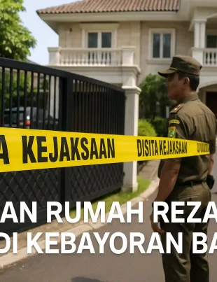 Penyitaan Rumah Reza Chalid di Kebayoran Baru