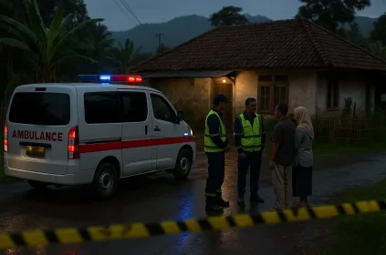 Sopir Ambulans Ciamis Meninggal di Rumah Duka