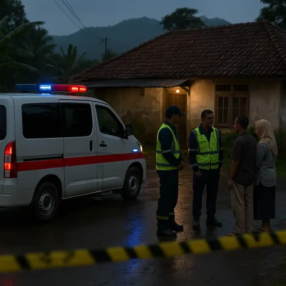 Sopir Ambulans Ciamis Meninggal di Rumah Duka