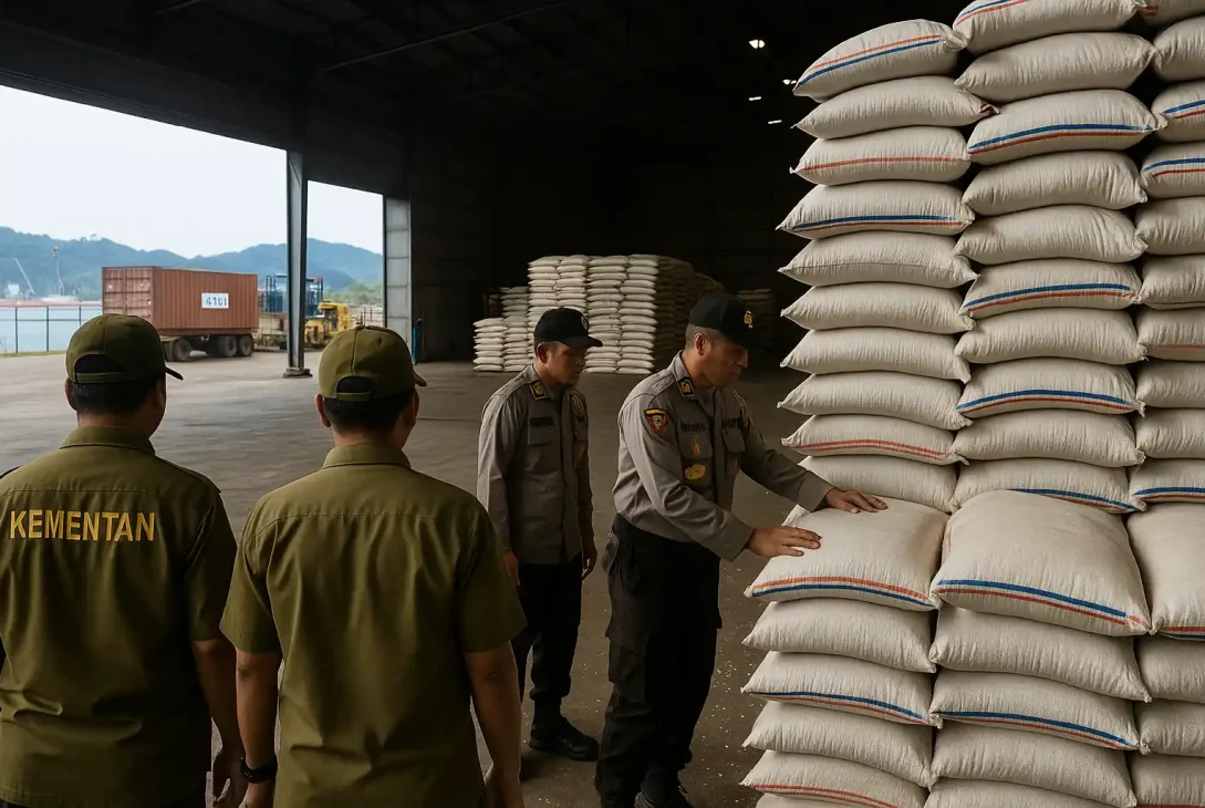 Beras Ilegal 250 Ton Diungkap Kementan