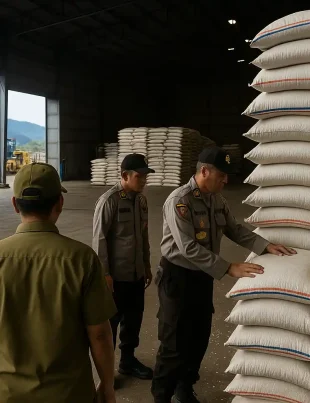 Beras Ilegal 250 Ton Diungkap Kementan