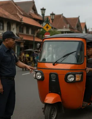 Larangan Bajaj Daring Yogya Berlaku di Kota Yogyakarta