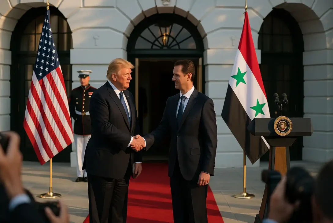 Trump Suriah Gedung Putih Cetak Momen Bersejarah