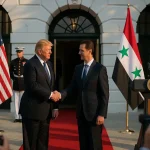 Trump Suriah Gedung Putih Cetak Momen Bersejarah