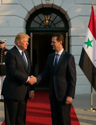 Trump Suriah Gedung Putih Cetak Momen Bersejarah