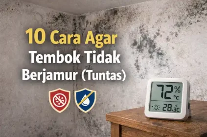 cara agar tembok tidak berjamur