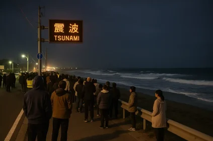 Gempa Besar Jepang Picu Tsunami di Misawa